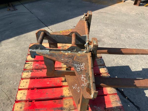40mm... MINI DIGGER PALLET FORK ....616j. 377207612