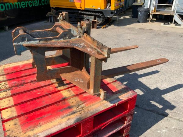 40mm... MINI DIGGER PALLET FORK ....616j. 377207613