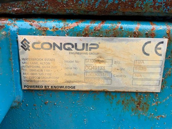 2016 CONQUIP ROAD SWEEPER COLLECTOR....4156. 377207974