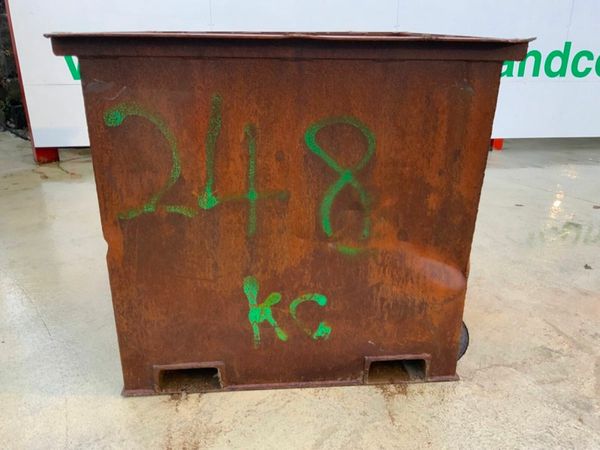 STEEL STORAGE CUBE....SCRAP METAL.....13v. 377208243