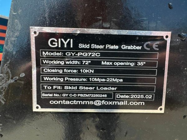 NEW..73" BOBCAT SKIDSTEER GRAB BUCKET..296W 377208412