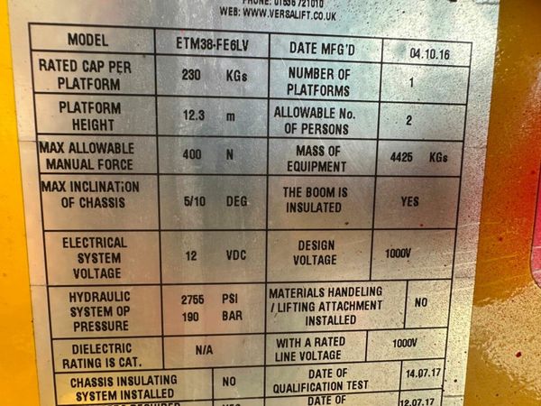 2017 IVECO DAILY CHERRY PICKER....90,000 MILES 377208567