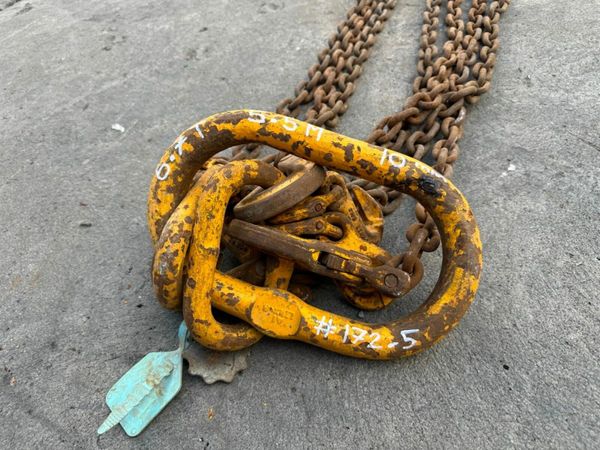 5.5 Metre ...6.7 ton ...lifting chains 4 LEG ..... 377208575
