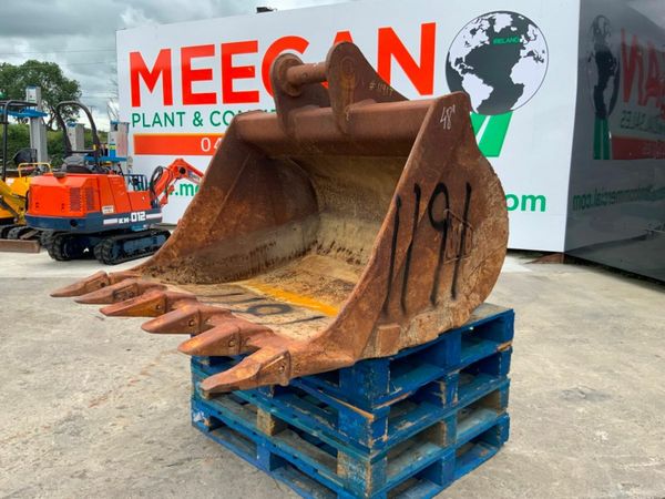 48" JCB DIGGING BUCKET.....80mm PINS.......1191t. 377208537