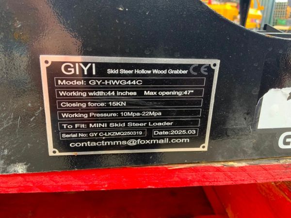 MINI SKID STEER GRAB BUCKET / GRAPPLE......300w. 377208624