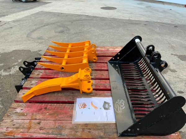 MINI MICRO DIGGER  / RAKE / RIPPER TOOTH...244 377208869