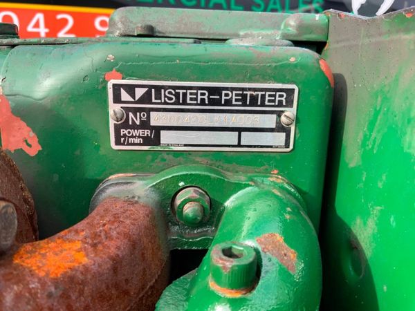 LISTER ENGINE / SELWOOD WATER PUMP......2031v 377208888