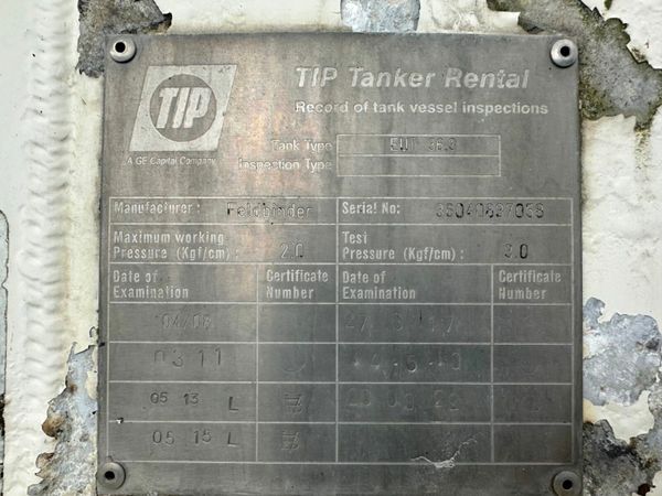 BLOWER CEMENT POWDER TANKER....FELDBINDER 377209687