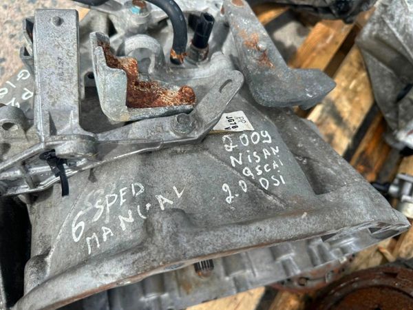 2009 NISSAN QASHQUI 2.0 DCI GEARBOX ...P27G108 377209831