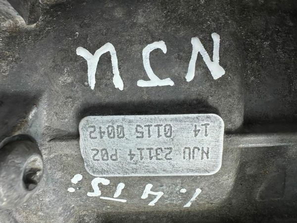 2016 POLO GT GEARBOX 1.4 TSI......P20G84 377210284