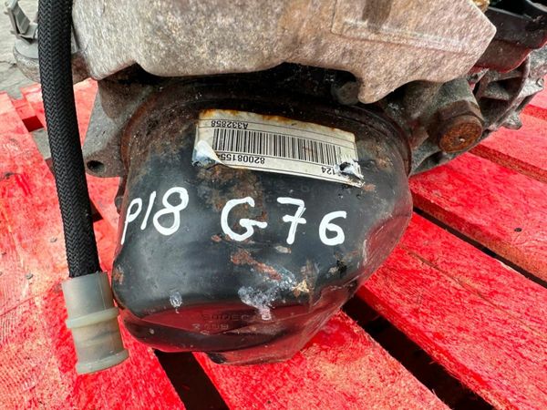 2010 RENAULT CLIO 1.2 PETROL GEARBOX...P18G76 377210393