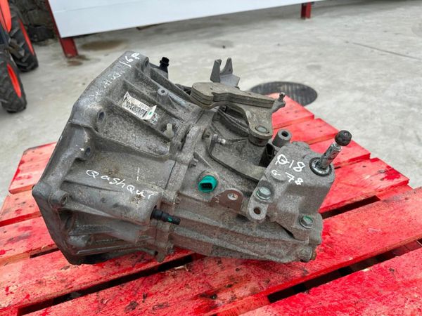 NISSAN QASHQUI 1.6 PETROL GEARBOX.....P18G78 377210417