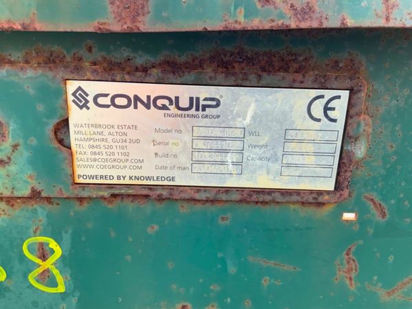 1200lts CONQUIP AUTOLOCK TIPPING SKIP.....1568k 377211864