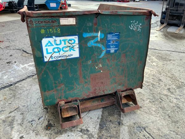 1200lts CONQUIP AUTOLOCK TIPPING SKIP.....1568k 377211865