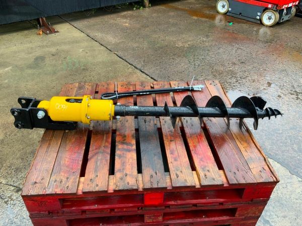 8" HYDRAULIC GROUND AUGER / EARTH DRILL.1788 377212074