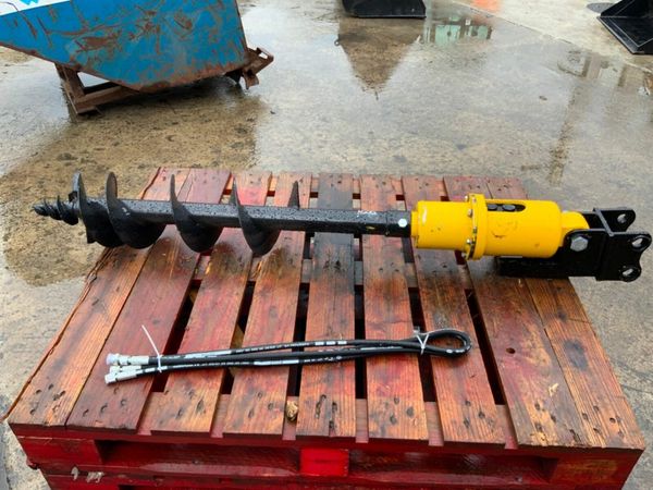 8" HYDRAULIC GROUND AUGER / EARTH DRILL.1788 377212082