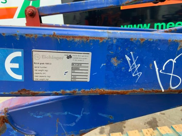 2019 EICHINGER BRICK / BLOCK GRAB.......187v. 377212156