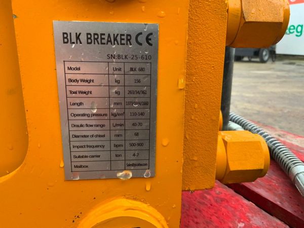 BLK 680 HAMMER , BREAKER.....50mm PINS.....1827. 377212815