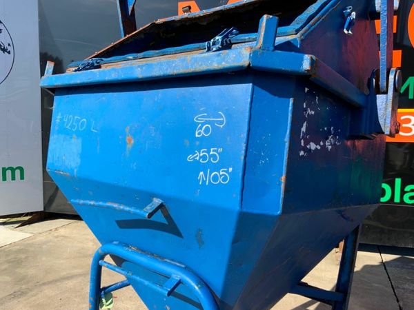 SITE CRANE / HIAB CONCRETE GROUT SKIP....4250. 377213281