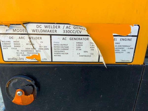 2018 ARC WELDMAKER 330 MOBILE WELDER.....745. 377213365