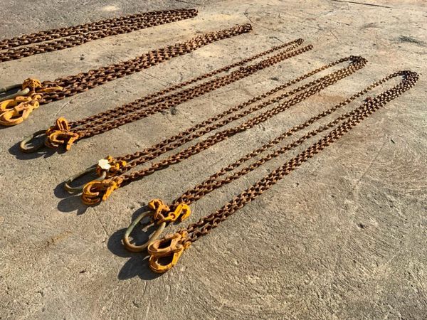 6.0mts x 10mm TWO LEG LIFTING CHAINS......1060. 377213481