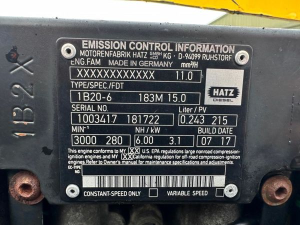 2017 BOMAG PEDESTRAIN WALK BEHIND ROLLER 377213841