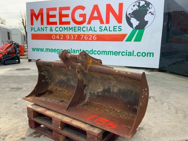 72" CAT GRADING BUCKET.....65mm PINS.........156w. 377213950