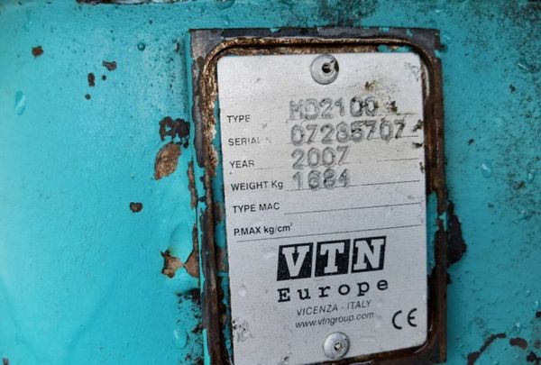 ** VTN MD 2100 hydraulic rotating selector grab 90 377214118