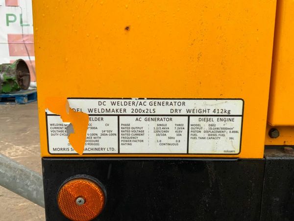 2016 ARC GEN WELDMAKER 200 MOBILE WELDER..1020T 377214623