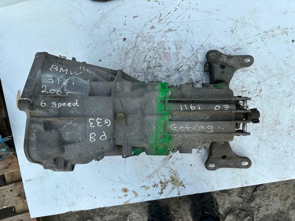2007 BMW 1.6 PETROL GEARBOX ......P8G33 377215328