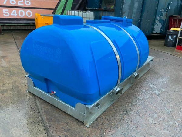 2000lt WESTERN water BOWSER.....GALV SKID......127 377215836
