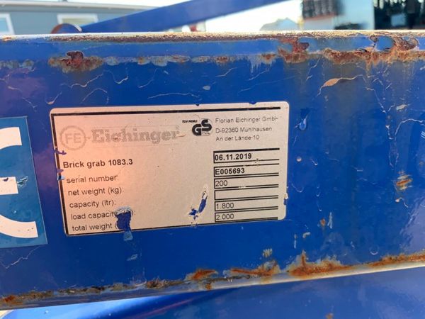 EICHINGER MANUAL BRICK / BLOCK GRAB......421v. 377216498