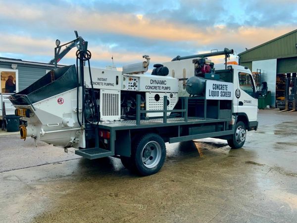 2010 MITSUBISHI CANTER CONCRETE PUMP.. 377216659