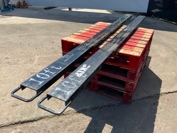 10ft FORK LIFT EXTENSION FORKS.....353w. 377216691