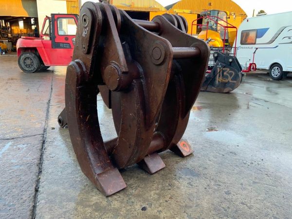 FIVE TYNE MANUAL GRAPPLE...90mm PINS....1076t. 377216775