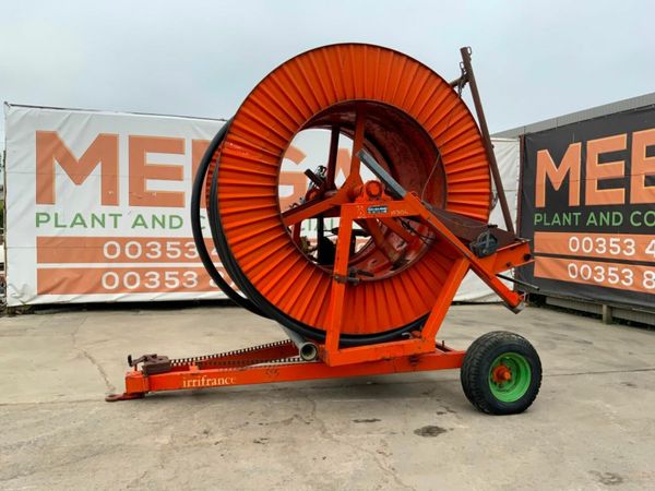 SINGLE AXLE TRAILED IRRIGATION HOSE REEL. 377217082