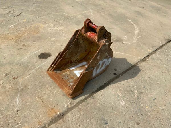 12" MINI DIGGER BUCKET.......30mm PINS.....1220/3 377217122