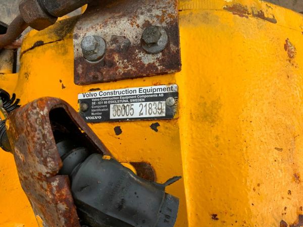 2017  VOLVO L120 WHEEL LOADER  REAR AXLE ASSEMBLY 377217827