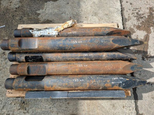 *** HYDRAULIC BREAKER REPLACEMENT CHISELS *** 377217903