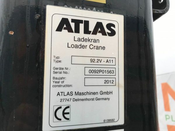 *** 21ft DROPSIDE BODY........ATLAS CRANE *** 377218087