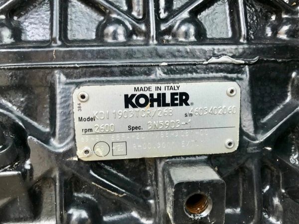 ***  KOHLER KDI 4 CYL DIESEL ENGINE....UNUSED *** 377218395