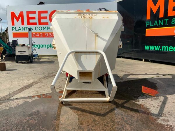 1500lts SECATOL CONCRETE POURING SKIP......1624 377218588
