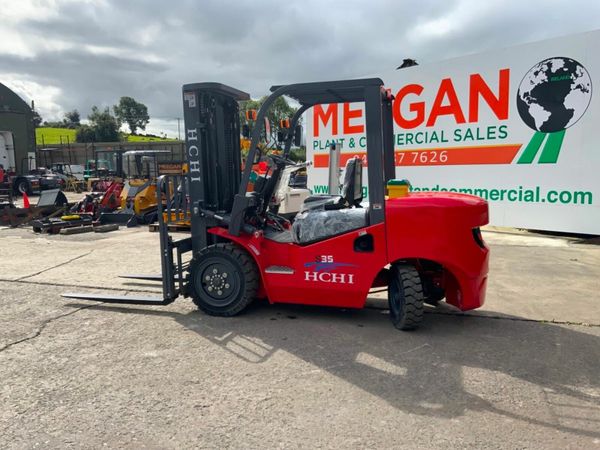 NEW 3.5 Ton FORKLIFT  fork positioners  3 stage 377219005