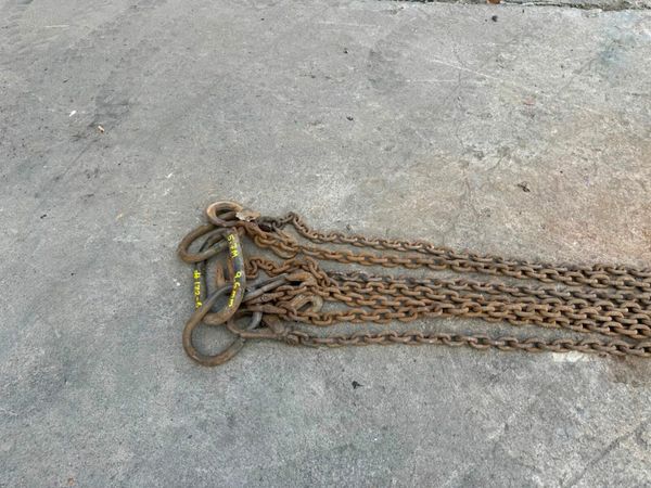 5.7 Metre ...9.6mm ...lifting chains 4 LEG .....17 377219154