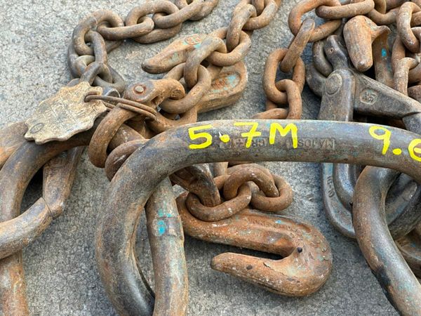 5.7 Metre ...9.6mm ...lifting chains 4 LEG .....17 377219158