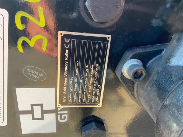 SKID STEER VIBRATING ROLLER ATTACHMENT...315 377219237