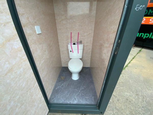 UNUSED DOUBLE CUBICLE TOILET POD.......1045m. 377219368