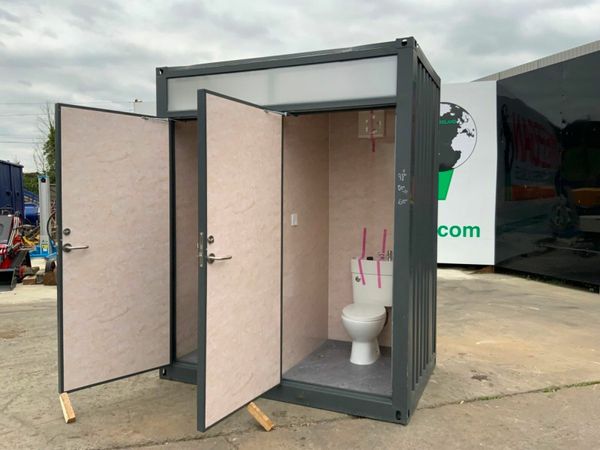 UNUSED DOUBLE CUBICLE TOILET POD.......1045m. 377219370