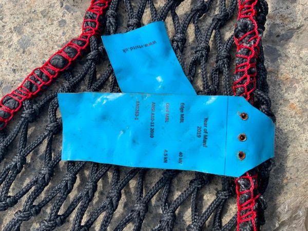 UNUSED FALL ARREST SAFETY NETTING..........0209. 377219507