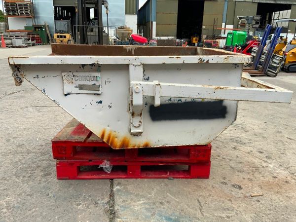 750lts CONQUIP SELF TIPPING CRANE SKIP.....837c. 377220489